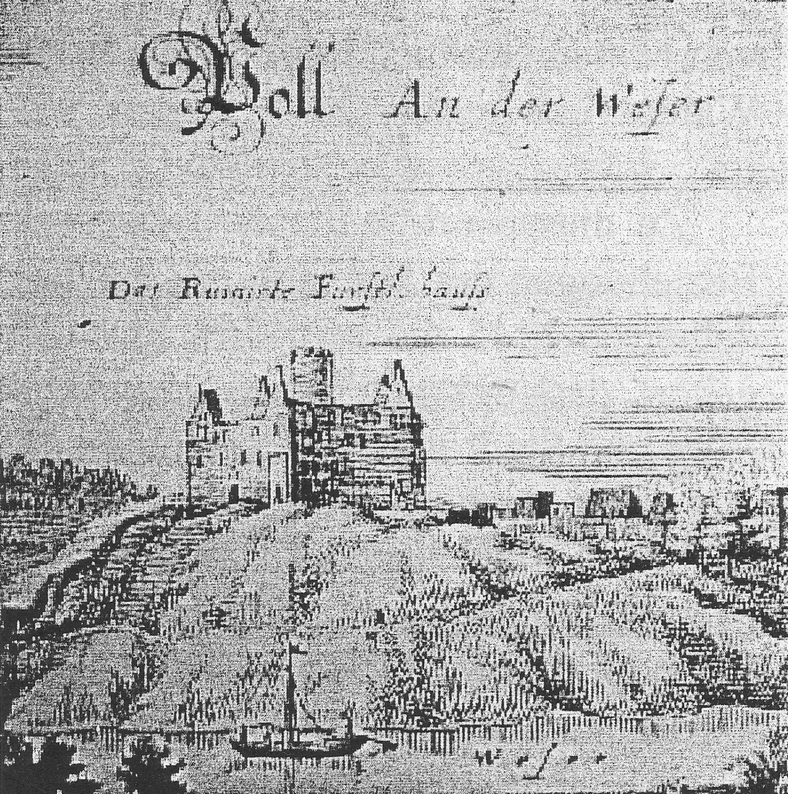 Zeichnung von Burg Polle